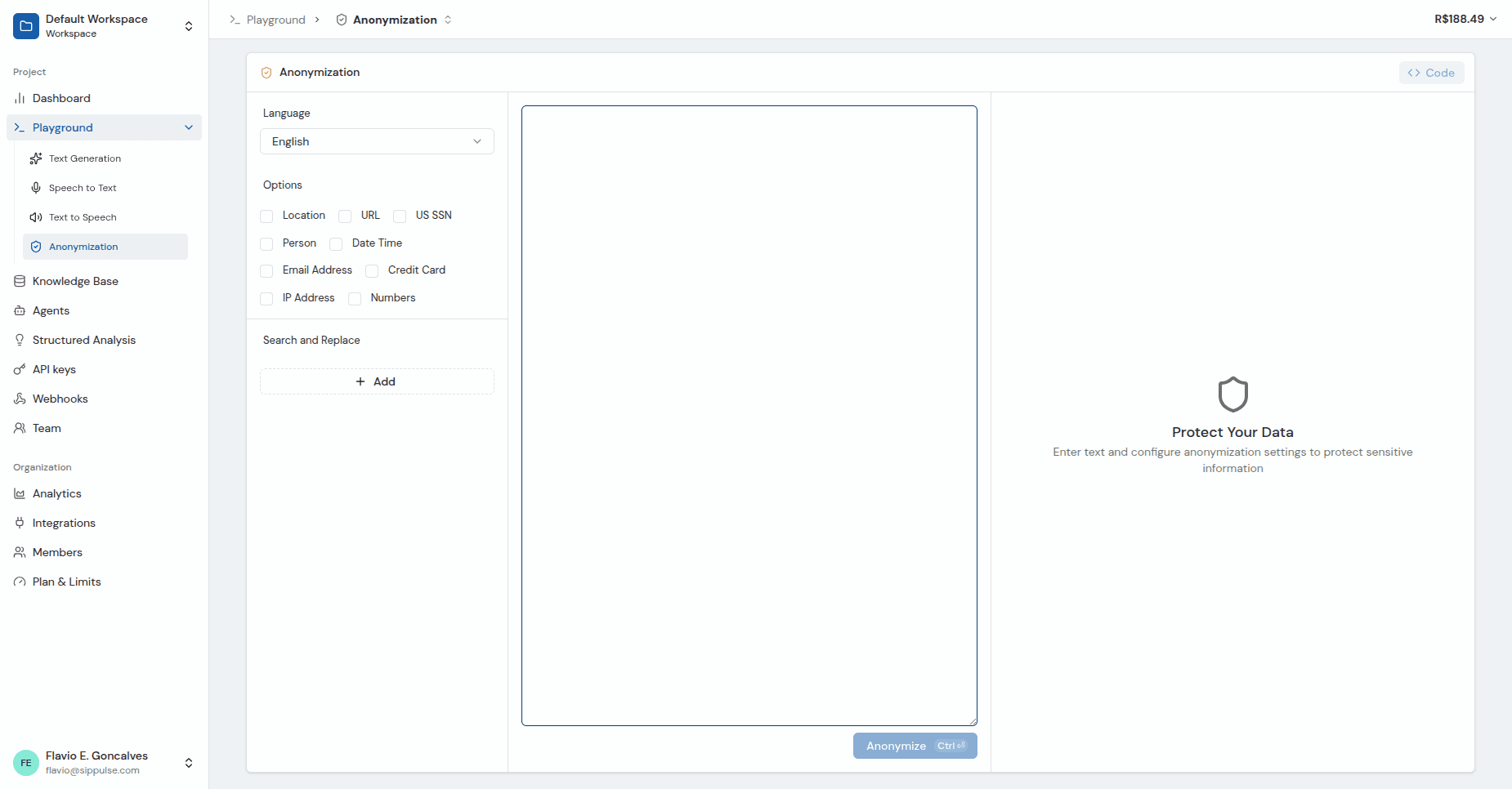 Anonymization